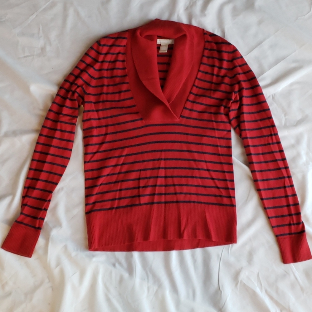 Banana Republic Cowl V-Neck Sweater (S)